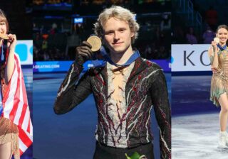 U.S. skaters shine bright at home World Championships