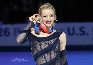 Amber Glenn becomes the first U.S. woman to win three consecutive U.S. titles since Michelle Kwan
