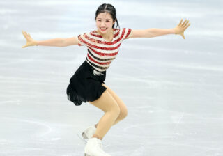 Japan’s Ami Nakai leads after Olympic women’s short program