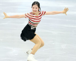 Japan’s Ami Nakai leads after Olympic women’s short program