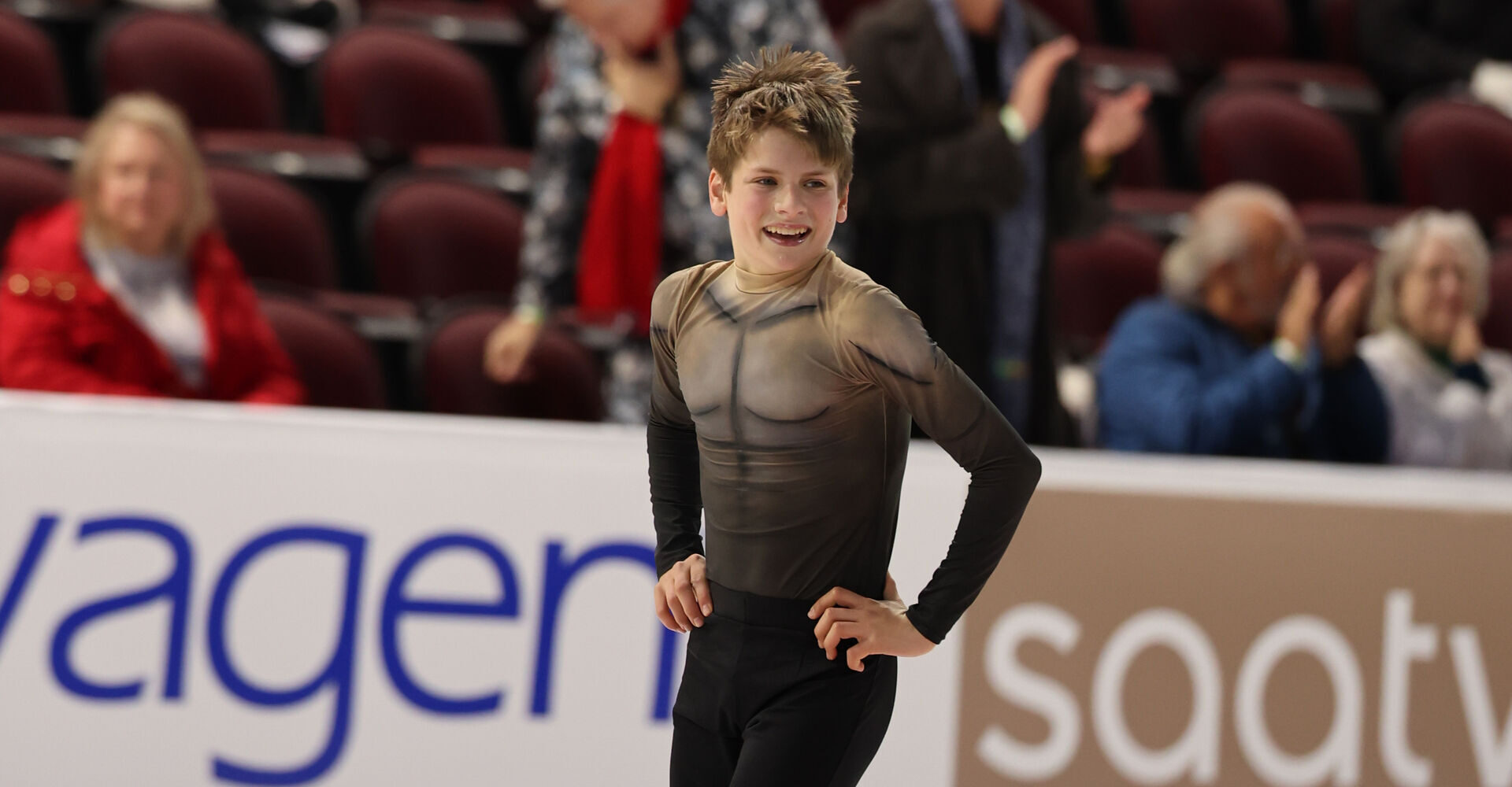 ‘Happy’ Kirk Haugeto returning to first Junior Grand Prix since 2022
