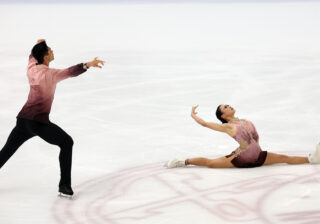 A chat with Audrey Shin and Spencer Howe at John Nicks Pairs Challenge