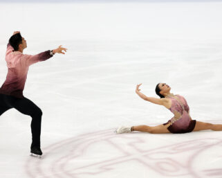 A chat with Audrey Shin and Spencer Howe at John Nicks Pairs Challenge