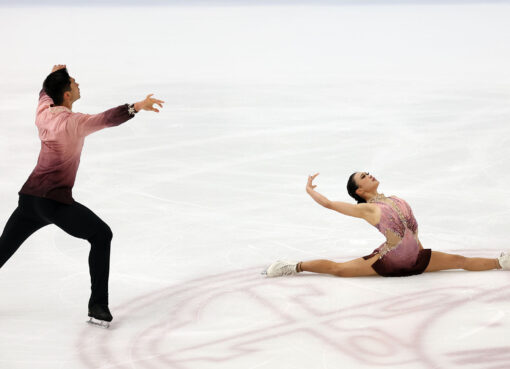 A chat with Audrey Shin and Spencer Howe at John Nicks Pairs Challenge